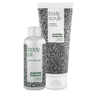 Gravidpakke til den gravide med 2 produkter â Reducerer synligheden af strækmærker og bruges til pleje ved appelsinhud - Australian Bodycare