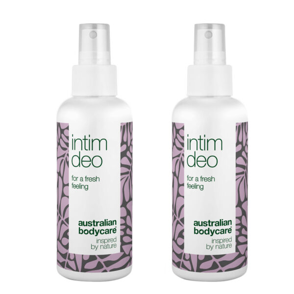 2 stk. Intim Deo mod uønsket lugt â Intim deodorant mod lugt fra underliv og irritation i intimområdet - Lemon - Australian Bodycare