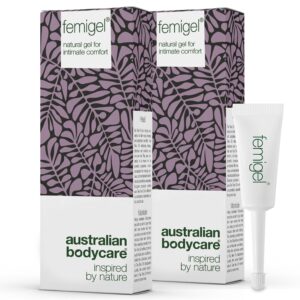 10 stk. Femigel intimgel â Intim gel mod lugt fra underliv, tørhed og kløe - Australian Bodycare