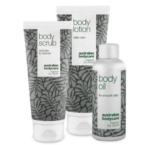 3-pak til strækmærker â 3 produkter til at reducere synligheden af strækmærker og ar - Australian Bodycare