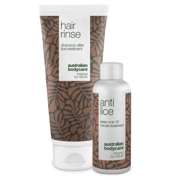 2 luseprodukter til behandling af lus  â Lusekur og forebyggende luseshampoo til problemer med lus - Australian Bodycare