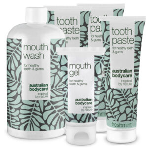 5-pak til daglig pleje af blister i munden eller på tungen â Til daglig pleje ved blæner på tungen og i munden - Australian Bodycare