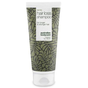 Shampoo med Biotin og Capilia Longa til fint hår â Tea Tree Shampoo til pleje ved hårtab og udtynding - Tea Tree Oil / 200 ml - Australian Bodycare