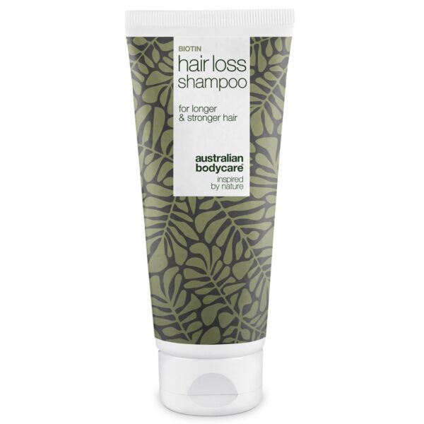 Shampoo med Biotin og Capilia Longa til fint hår â Tea Tree Shampoo til pleje ved hårtab og udtynding - Tea Tree Oil / 200 ml - Australian Bodycare