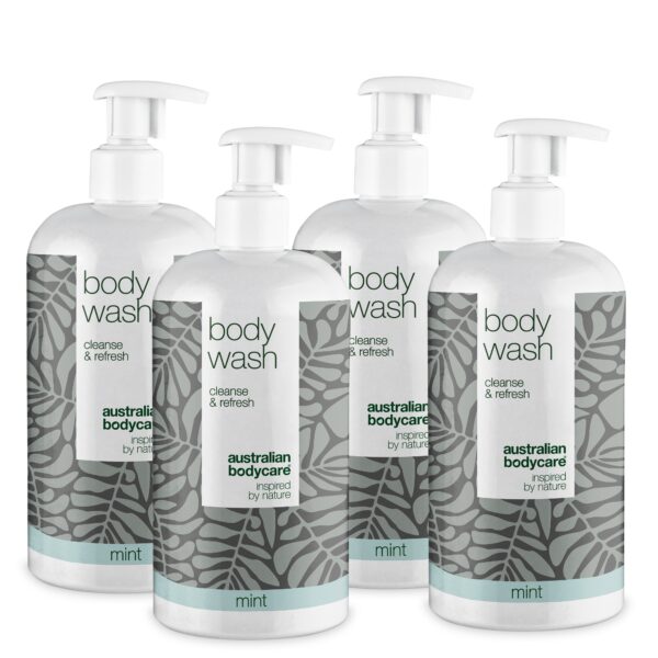 4 for 3 Tea Tree Body Wash 500 ml Mint - pakketilbud â Pakketilbud med 4 Body Wash (500 ml): Tea Tree Oil Mint - Australian Bodycare