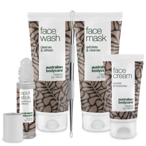 Hudormefjernerpakken â 5 produkter til at fjerne hudorme på næsen og i ansigtet - Australian Bodycare