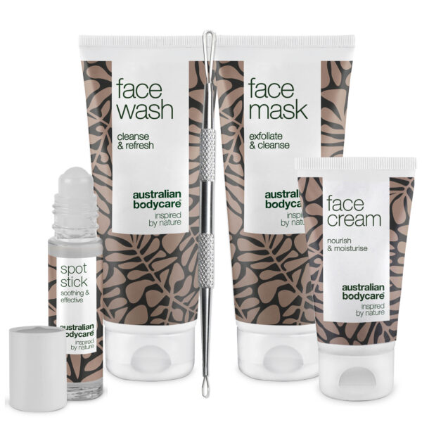 Hudormefjernerpakken â 5 produkter til at fjerne hudorme på næsen og i ansigtet - Australian Bodycare