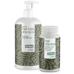 Shampoo og hårvitaminer til håret â Produkter til at vedligeholde et normalt hår - Australian Bodycare