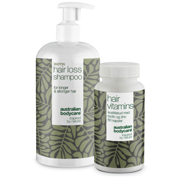 Shampoo og hårvitaminer til håret â Produkter til at vedligeholde et normalt hår - Australian Bodycare