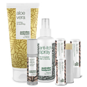 Sommerpakke â Produkter til pleje ved solskoldning eller insektbid - Australian Bodycare