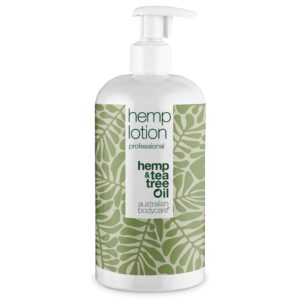 Hamp Body lotion â Fugtpleje med Hamp Olie til tør hud og mod bumser på kroppen - Australian Bodycare