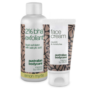 BHA salicylsyre sæt 2 produkter â Modvirker og forebygger fedtet og uren hud - Australian Bodycare