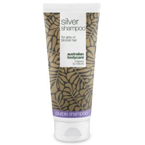 Silver Shampoo  -  Få frisk, glansfuldt blondt og gråt hår â Neutralisér gule toner med Silver Shampoo. Perfekt til blondt og gråt hår. Giver kølige nuancer og blød glans. - 1 stk. - Australian Bodycare