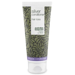 Balsam til gråt og blondt hår  -  Reducerer hårtab â Plej gråt og blondt hår med Silver Conditioner. Reducerer hårtab, neutraliserer gule toner og efterlader håret blødt og skinnende. - 1 stk. - Australian Bodycare