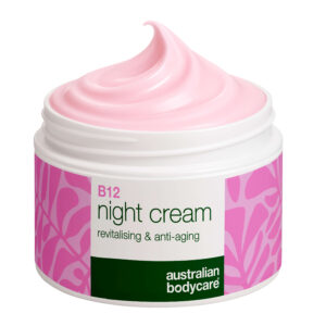 B12 Natcreme  -  Næring og Anti-Age til Blød og Strålende Hud â B12 Natcreme fugter, opstrammer og fornyer huden med naturlig glød. - 1 stk. - Australian Bodycare