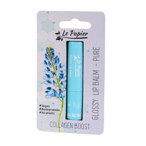 Le Papier - Collagen Boost - Glossy Lip Balm - Pure - Le Papier