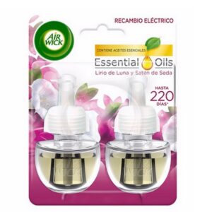 Air Wick - Luftfrisker Elektrisk Refills Smooth Satin And Moon Lilly - 2 x 19 ml - air wick
