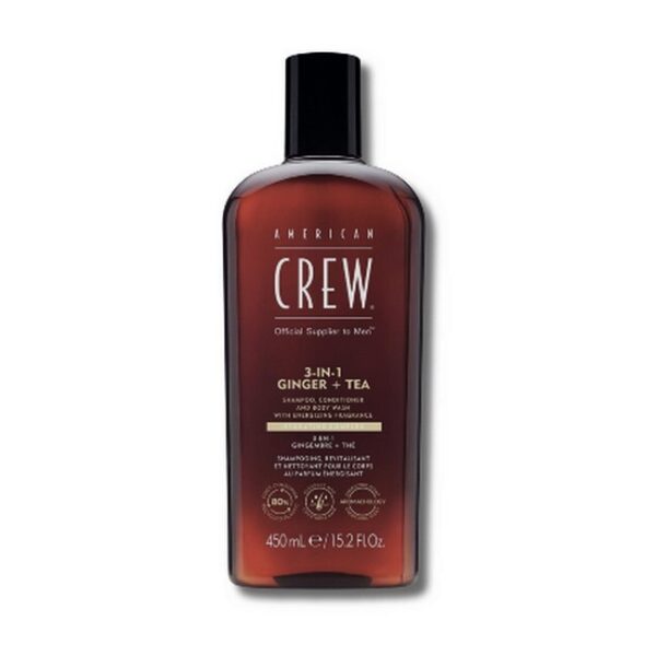 American Crew - Hair & Body Wash 3 in 1 Ginger + Tea - 450 ml ml - american crew