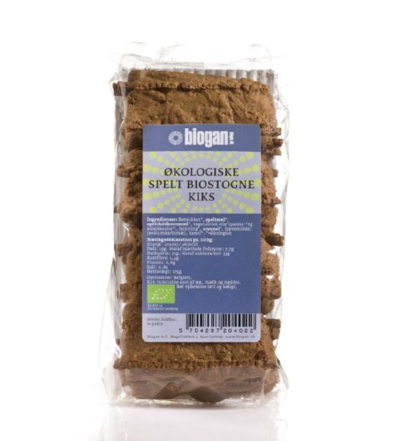 biogan - Økologiske Spelt Biostogne Kiks - biogan