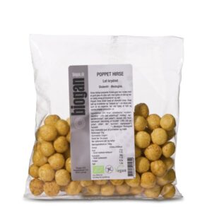 biogan - Økologisk poppet hirse - let krydret - biogan