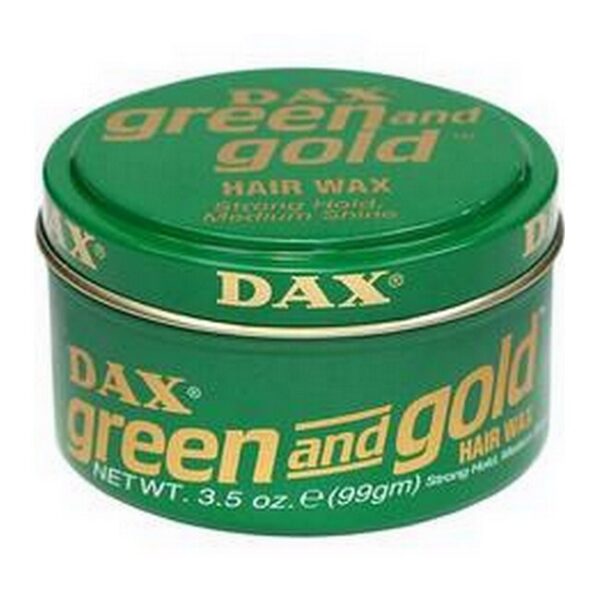 Dax Wax - Green & Gold Hair Wax Strong Hold - dax wax
