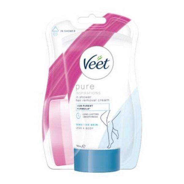 Veet - In Shower Sensitive Hårfjerningscreme - 150 ml - veet