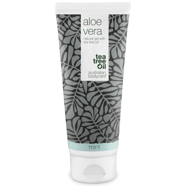 200 ml Aloe Vera Gel med Mint â Kølende og fugtgivende gel med menthol til tør, solskoldet og irriteret hud - Australian Bodycare