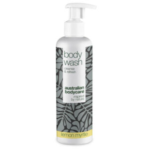 250 ml Body Wash Lemon Myrtle â Effektiv showergel mod bumser, hudorme og urenheder med frisk citrusduft - Australian Bodycare