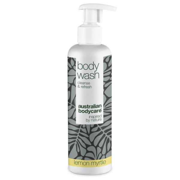 250 ml Body Wash Lemon Myrtle â Effektiv showergel mod bumser, hudorme og urenheder med frisk citrusduft - Australian Bodycare