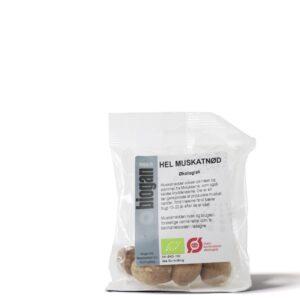 biogan - Økologisk hel muskatnød - biogan