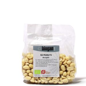 biogan - Økologiske rå og usaltede peanuts - biogan