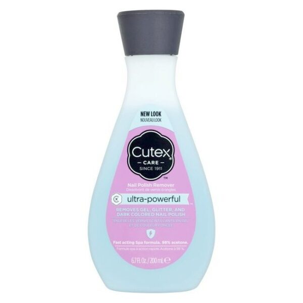 Cutex - Nail Polish Remover Ultra Powerful - 200 ml - cutex