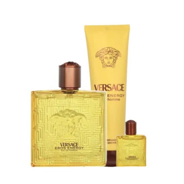 Versace - Eros Energy Eau de Parfum Sæt 100 ml + 5 ml + Shower Gel - versace