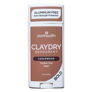 zionhealth - Bio Claydry deodorant - Cedarwood - Zionhealth