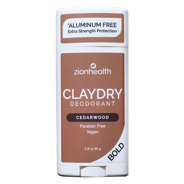 zionhealth - Bio Claydry deodorant - Cedarwood - Zionhealth