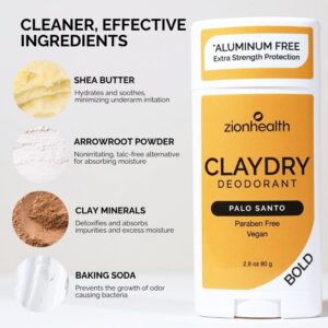 zionhealth - Bio Claydry deodorant - Palo Santo - Zionhealth