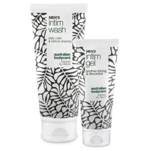 Pakke mod rød forhud - Skånsom intimvask og pleje â Lindr rød og irriteret forhud med vores pakke. Men's Intimate Wash og Intim Gel sikrer effektiv pleje og hygiejne. - Australian Bodycare