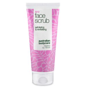 Face Scrub til mat hud  -  fjerner døde hudceller med B12 â Face Scrub til mat hud der mangler glød. Indeholder B12 vitamin, glykolsyre og abrikoskerner som eksfolierer og fornyer huden. - 1 stk. - Australian Bodycare
