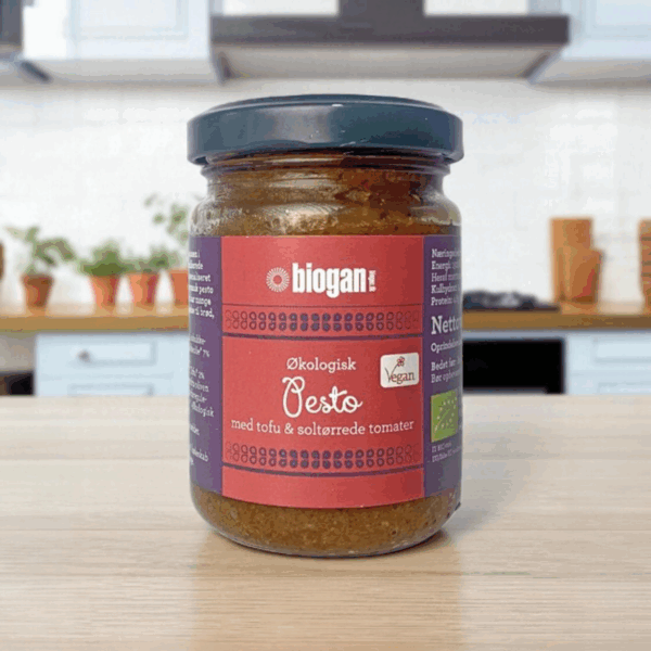 biogan - Økologisk pesto - tofu & soltørrede tomater - biogan