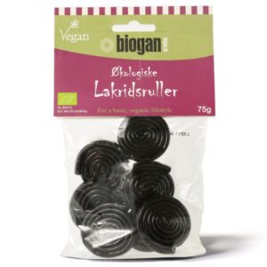 biogan - Økologiske lakridsruller - vegan - biogan