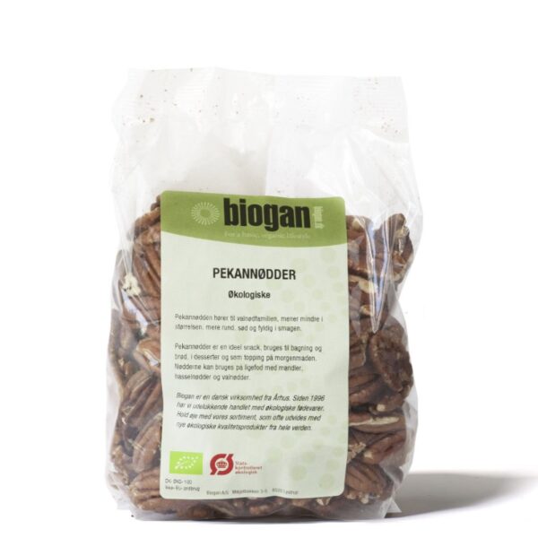 biogan - Økologiske pekannødder 400g - biogan