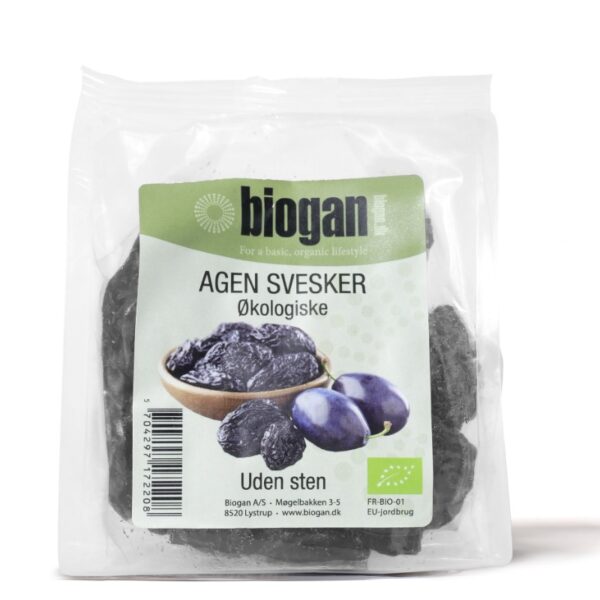 biogan - Økologiske svesker uden sten 500g - biogan