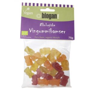 biogan - Økologiske vingummibamser - vegan - biogan