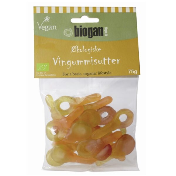 biogan - Økologiske vingummisutter - vegan - biogan