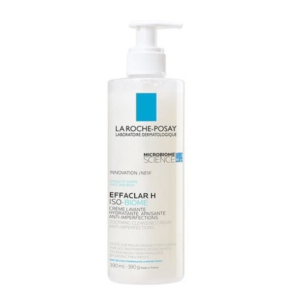 La Roche Posay- Effaclar H ISO BIOME Cleansing Creme - 390 ml - la roche posay