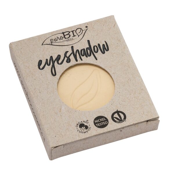 puroBIO Cosmetics - Compact Eyeshadow yellow banana 011 - refill - puroBIO Cosmetics