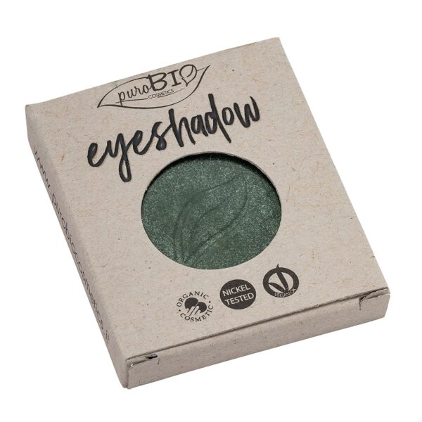 puroBIO Cosmetics - Compact Eyeshadow Green Moss 022 - Refill - puroBIO Cosmetics