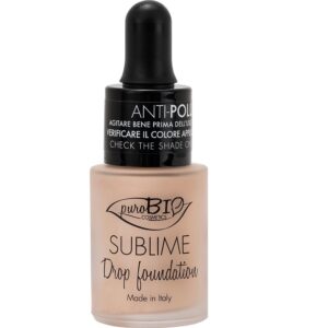 puroBIO Cosmetics -  Sublime drop foundation spf10 -  00 - puroBIO Cosmetics