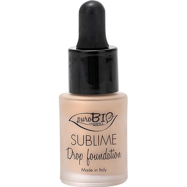 puroBIO Cosmetics -  Sublime drop foundation spf10 -  01 - puroBIO Cosmetics