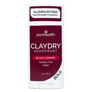zionhealth - Bio Claydry deodorant - Black Cherry - Zionhealth